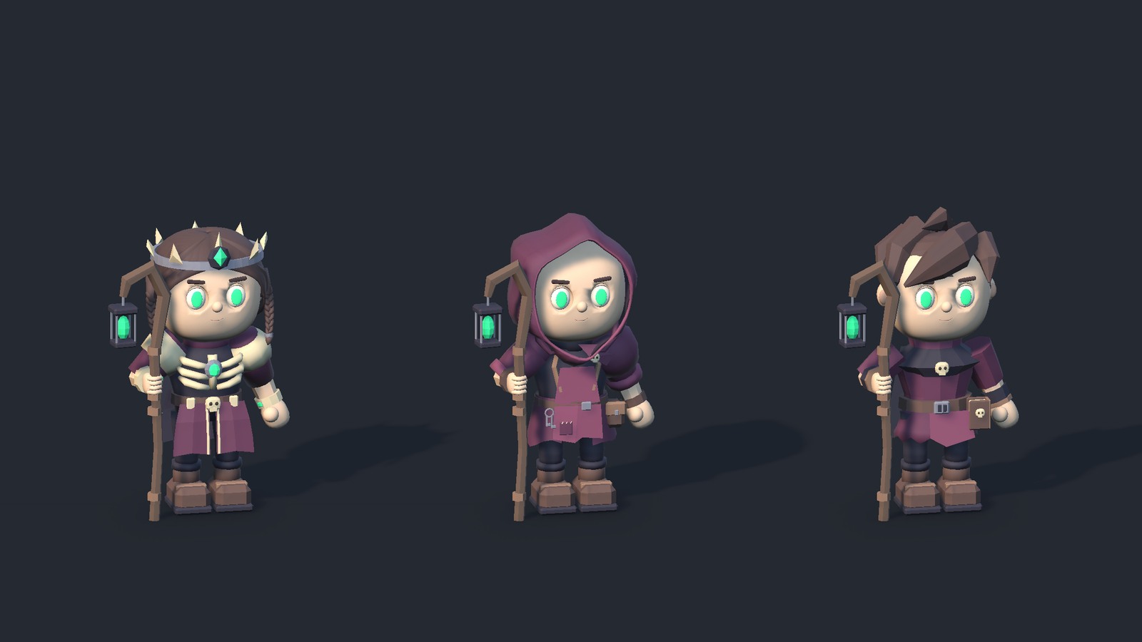 Classic, Gravekeeper, and Bone Archmage outfits shown side by side.